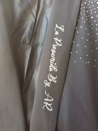 Chaqueta La Presumida Talla S Negra y Plateada