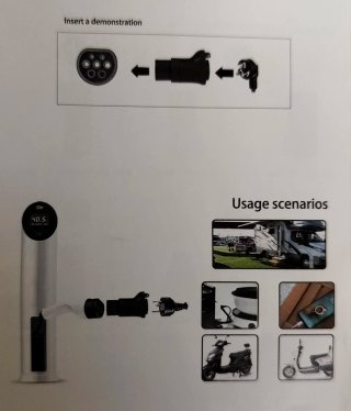 Adaptador Tipo 2 a Schuko con LED