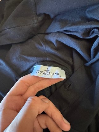 Sudadera Stone Island Negra Cremallera