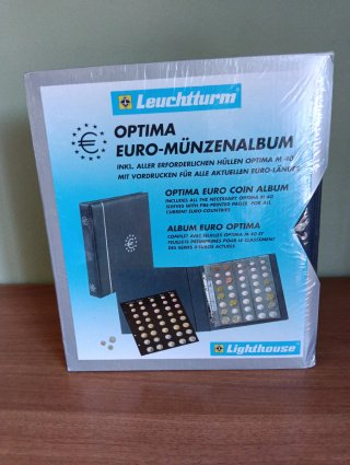 Álbum Leuchtturm Optima Euro-Münzenalbum NUEVO