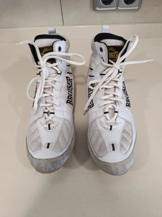 Zapatillas de boxeo Bruiser blancas