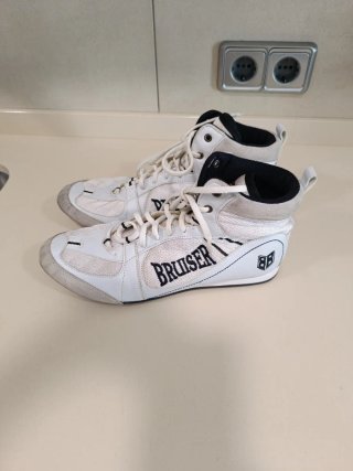 Zapatillas de boxeo Bruiser blancas