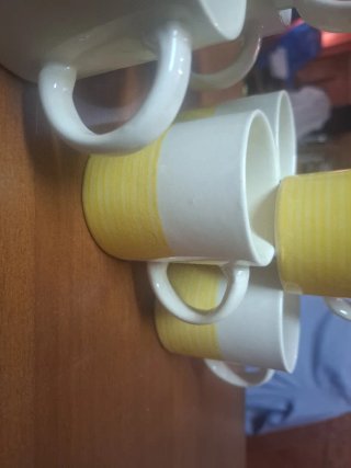 Juego de 12 tazas de café de cerámica