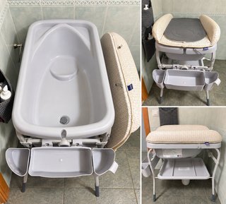 Bañera cambiador Chicco bebé plegable