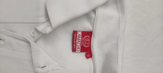 Polo Colegio FESD Talla 14 Blanco