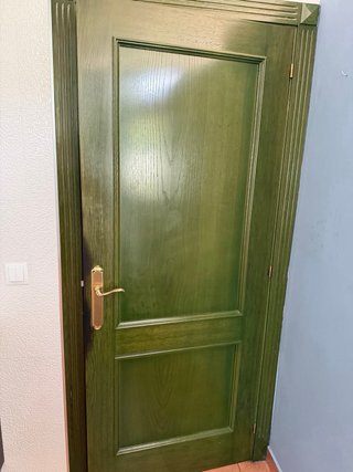 Puertas de roble con guarnicion