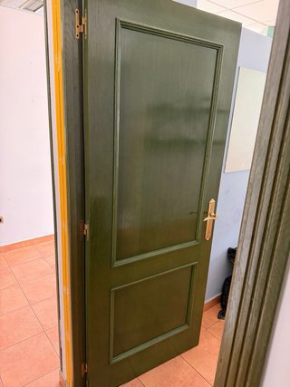 Puertas de roble con guarnicion