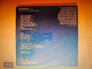 The Beatles Live LP Vinilo Hollywood Bowl