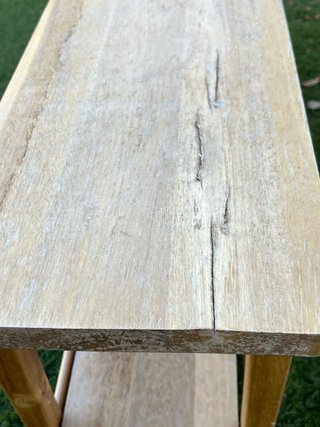 NO ENVÍO  Banco madera de 2 niveles  MidCentury,