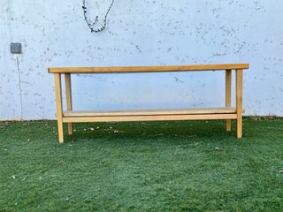 NO ENVÍO  Banco madera de 2 niveles  MidCentury,