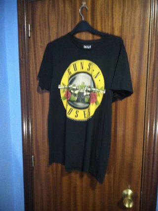 Camiseta Guns N' Roses Negra Talla L