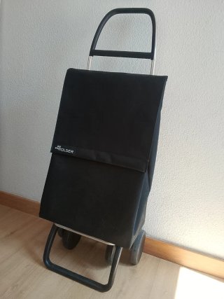 Carrito de la compra Rolser negro