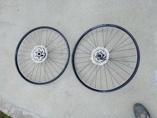 Ruedas de Bicicleta con Frenos de Disco