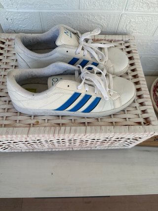 Zapatillas Adidas Neo Blancas y Azules