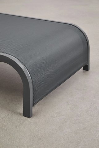 2x Tumbona Sklum Metal Gris
