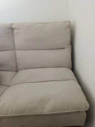 Sofá cama beige tela