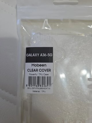 Funda sin abrir. Samsung Galaxy A36-5G Transparent