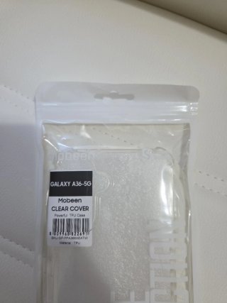 Funda sin abrir. Samsung Galaxy A36-5G Transparent