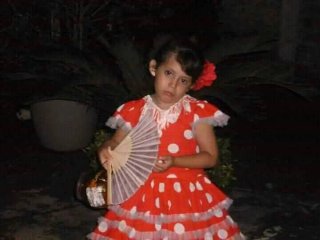Vestido de fiesta princesa niña