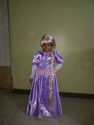 Vestido de fiesta princesa niña