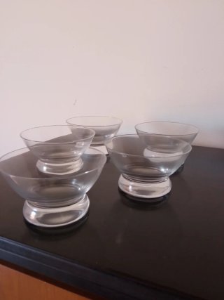 Set de 5 Vasos de Cristal