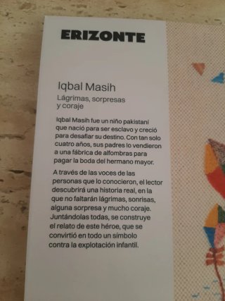 Iqbal Masih, lágrimas, sorpresas y coraje