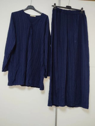 Conjunto mujer 2 piezas azul Talla M/L