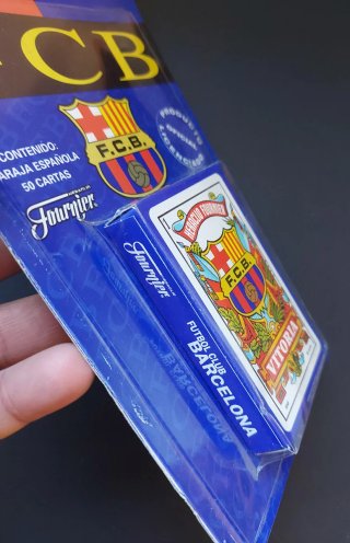 Blister SIN ABRIR Baraja Española F.C. Barcelona.