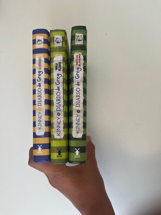 Tres libros de diario de Greg