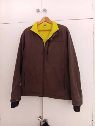 Chaqueta marrón y amarilla Talla L