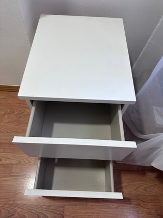 Mesita Noche Ikea Malm Blanca