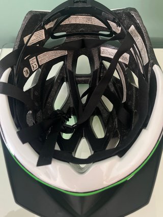 Casco Spiuk bici blanco y verde