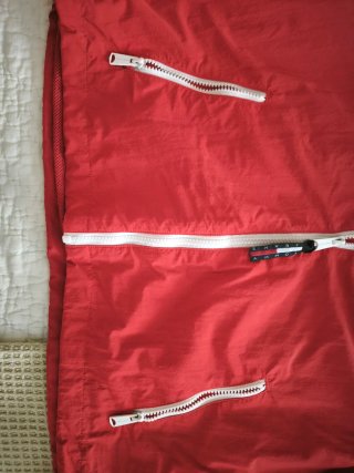Cazadora mujer Tommy Jeans Roja Entretiempo
