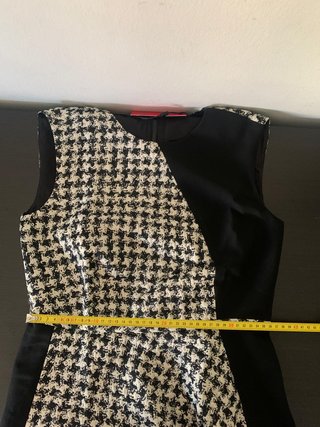 Vestido Carolina Herrera pata de gallo