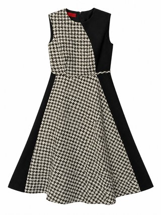 Vestido Carolina Herrera pata de gallo