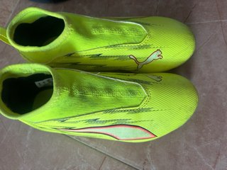 Botas Puma tacos niño T32 sin cordones