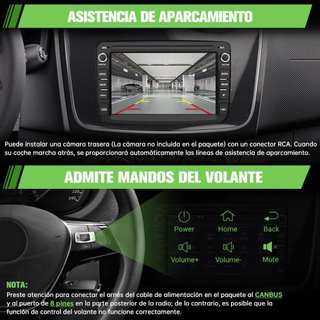 Radio Coche Android 15 Renault Dacia 2GB+64GB