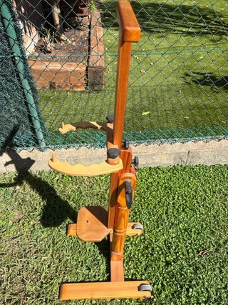 Soporte caballete madera para cojín bolillos