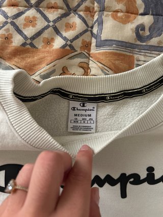 Sudadera Champion Blanca