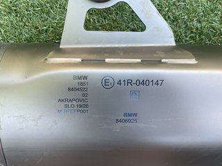 Escape Akrapovic BMW R 1200/1250 GS Titanio