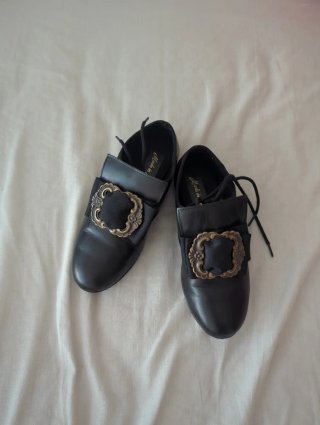 Zapato niño fallero solapa bronce talla 32