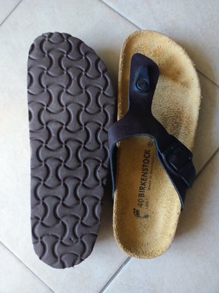 Birkenstock 40 Beige/Marrone Sandali