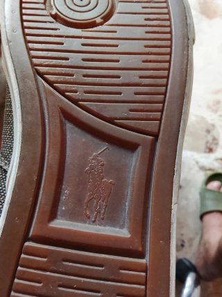 Scarpe Ralph Lauren beige/marrone