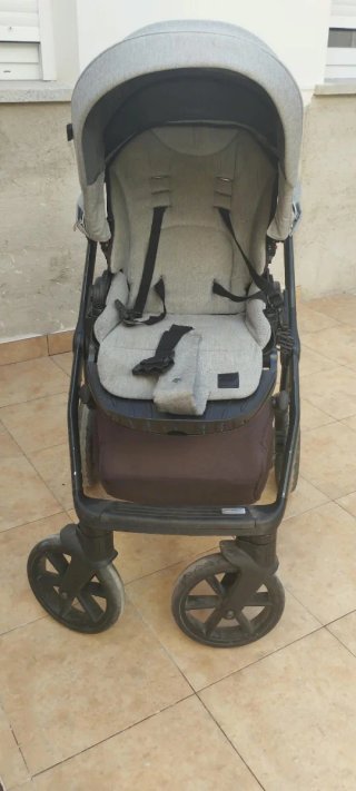 Carrito Bebé Bloom Gris