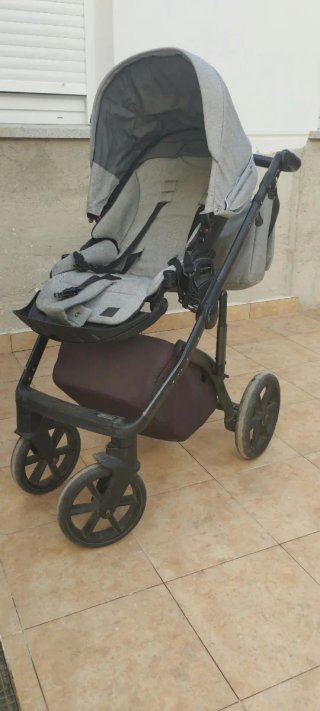 Carrito Bebé Bloom Gris