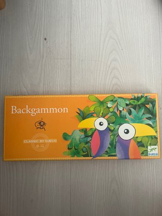 Backgammon Clásico Djeco para Niños