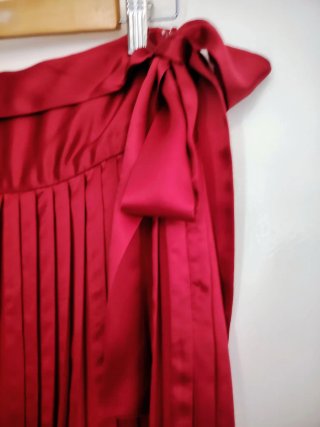 Falda Massimo Dutti Roja Talla 36