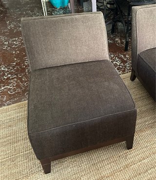 2 Sillones/Módulos sin Brazos Tela