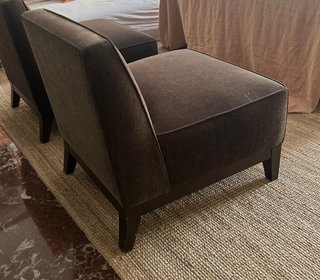 2 Sillones/Módulos sin Brazos Tela