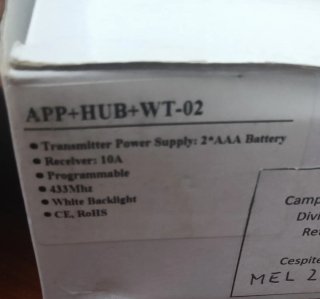 Termostato Smart WiFi WT-02 Tuya
